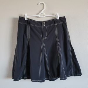 Athleta Shorts Skort Black Flowy Size 12